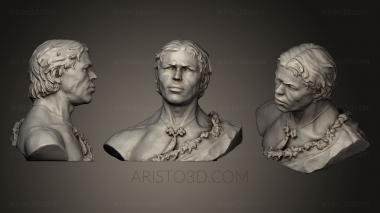 Busts and heads antique and historical (BUSTA_0367) 3D model for CNC machine